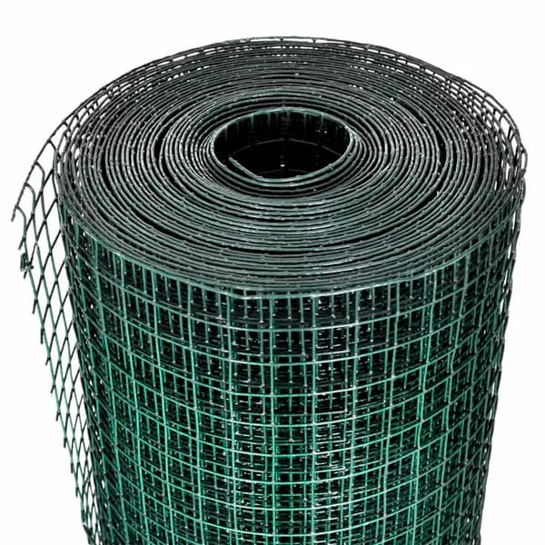 vidaXL Sinkitty PVC-aitaverkko 25x1 m Vihreä