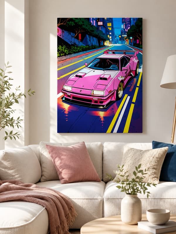 Målning med siffror Neon Ride 40x50 cm målarbilder