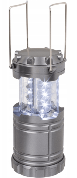 TD Campinglampe Sammenklappelig Vandrelygte Stor
