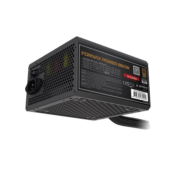 Gembird Fornax Power ATX 850W 80+ Bronze computerstrømforsyning