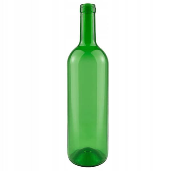 40x VINFLASKOR 750ml BORDEAUX GLAS GLASFLASKA - 4 FÄRGER 0,75L