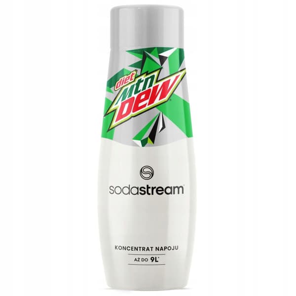 2x Sodastream Lipton -jäätee persikkasiirappia + Mountain Dew Zero
