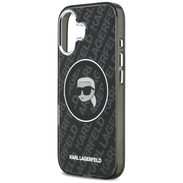 Karl Lagerfeld IML Karl Head Logo MagSafe-etui til iPhone 17 - Sort