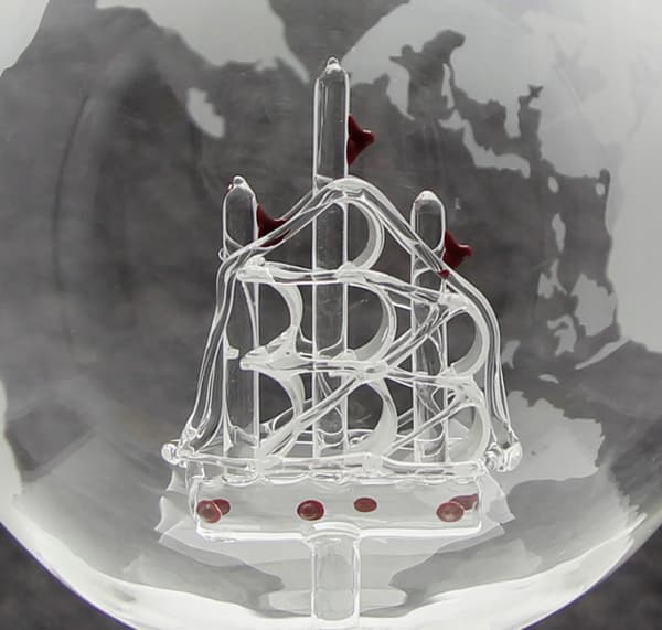 GLOBE WHISKY ALKOHOL KARAFFEL GAVE