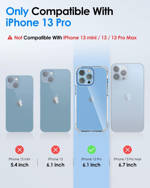 APPLE IPHONE 13 PRO SILIKONE ETUI FORSTÆRKET MED KAMERABESKYTTELSE A2483