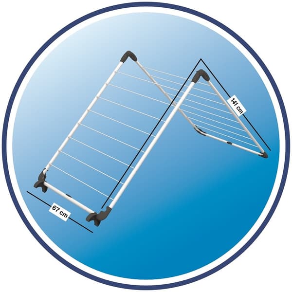 201996 Vileda Tørrestativ Indendørs Acrobath