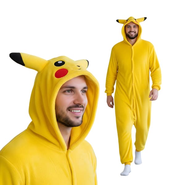Kigurumi Pikachu pyjamadräkt pokémon L 165-175cm