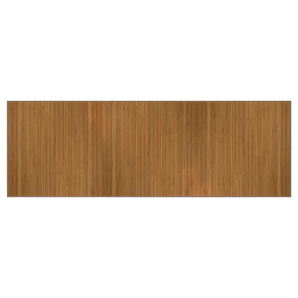 vidaXL Suorakulmainen matto, ruskea, 100x300 cm, bambu