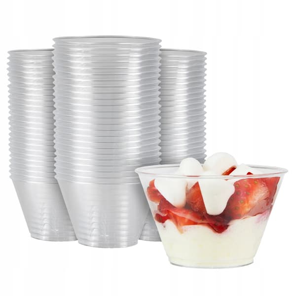 KOPPER OG BEHOLDERE TIL DESSERTER 70 ml 24 stk. TULI-kop til snacks