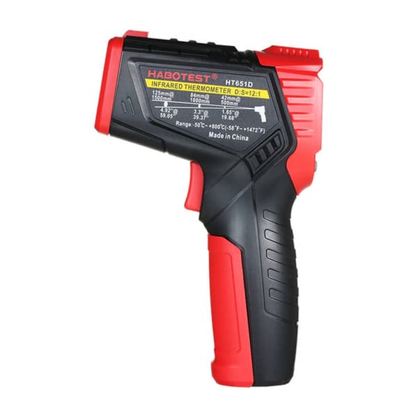 Habotest HT651D Digital Laser Pyrometer, Fugtmåler