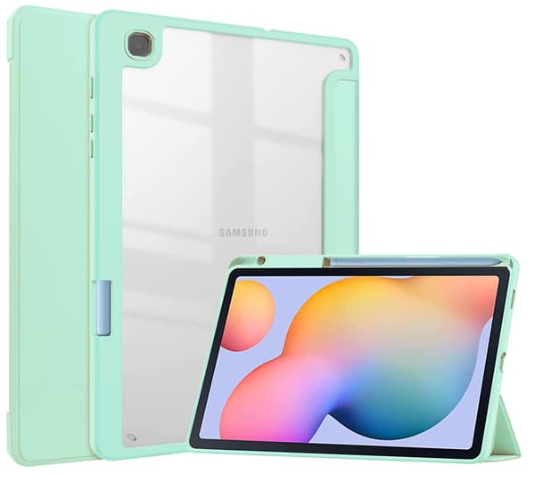 Samsung Galaxy Tab S6 Lite 10.4 läpinäkyvä kynäkotelo
