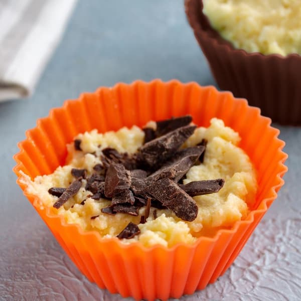 Bruna silikon muffinsformar SILLINIE 5,5 cm 6 st