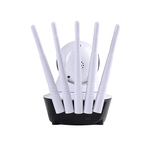 Älykäs IP WiFi kiertyvä kamera antenneilla
