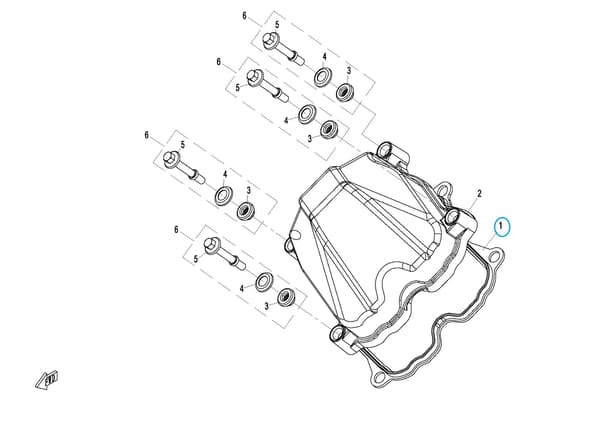 Ventildækselpakning CAN-AM 800 1000