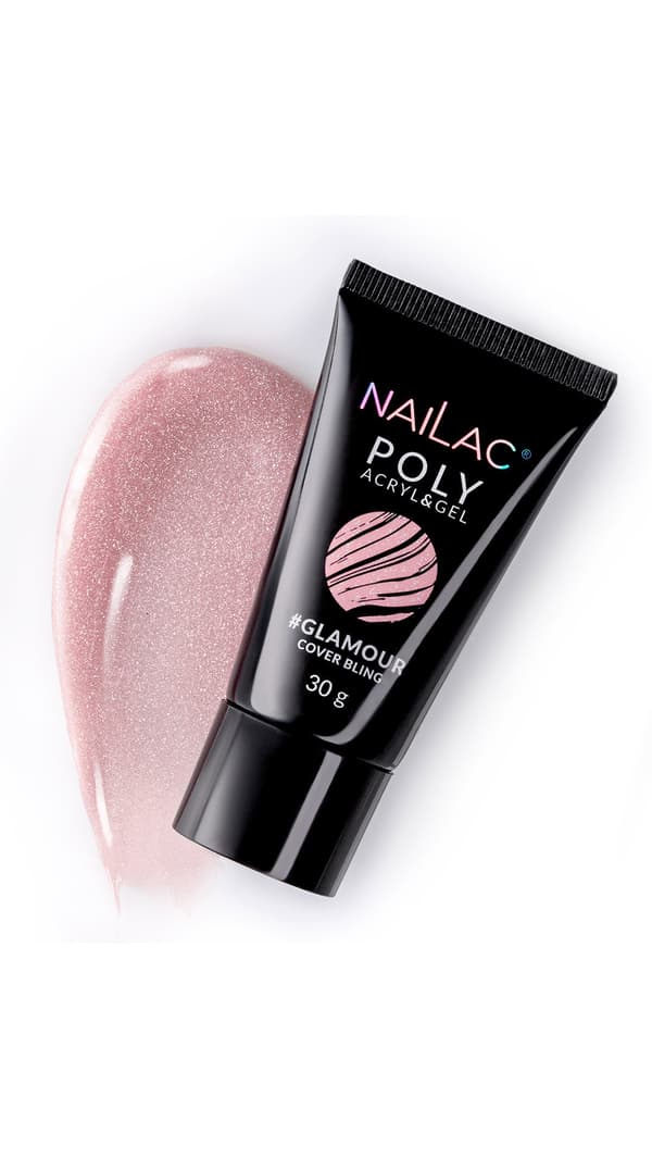Poly Acryl & Gel #Glamour Cover Bling NaiLac