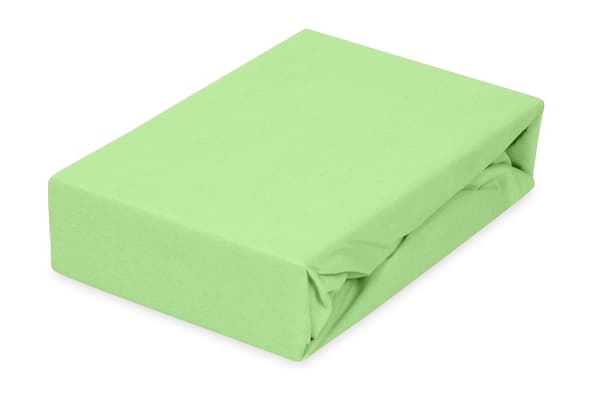 Jersey-stræklagen 60x120x10 PREMIUM Lime