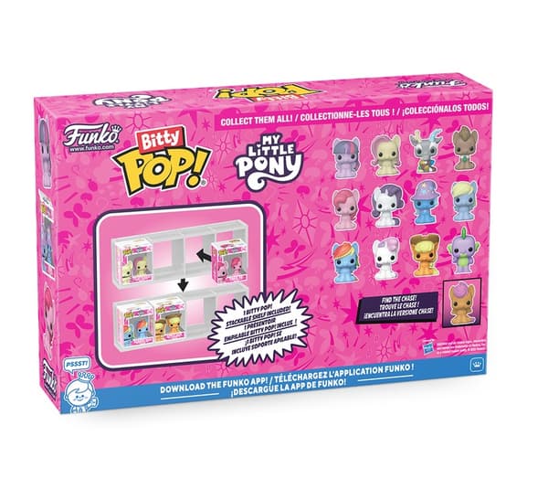 MY LITTLE PONNY - Bitty Pop 4-pack 2,5 cm - Rainbow Dash