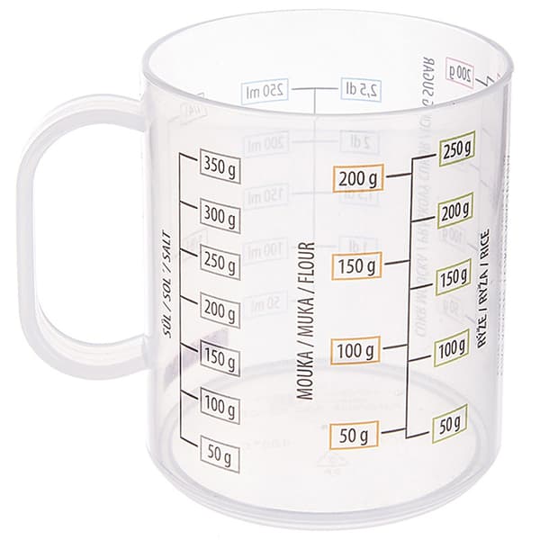 Køkkenmålekop i glas 250 ml