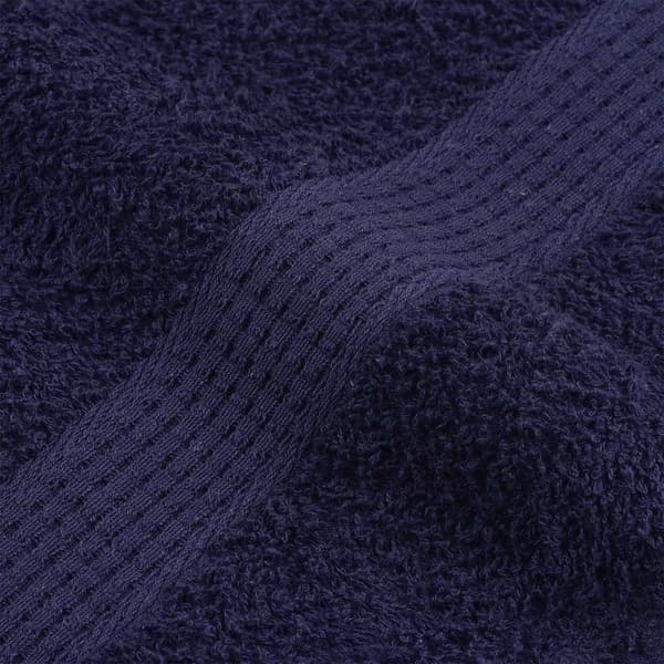 vidaXL Handdukar, 2 st, Marinblå, 30x30 cm, 100% bomull