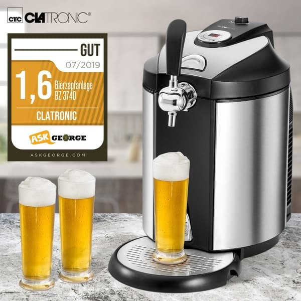 Clatronic BZ 3740 øldispenser, 5 l, med køling