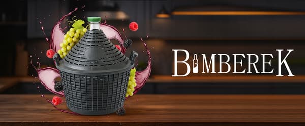 Pullo korissa Gąsior Dymion 20L Korkki + Putki Lasinen käymispullo
