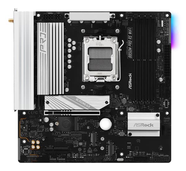 ASRock B850M Pro RS WiFi bundkort