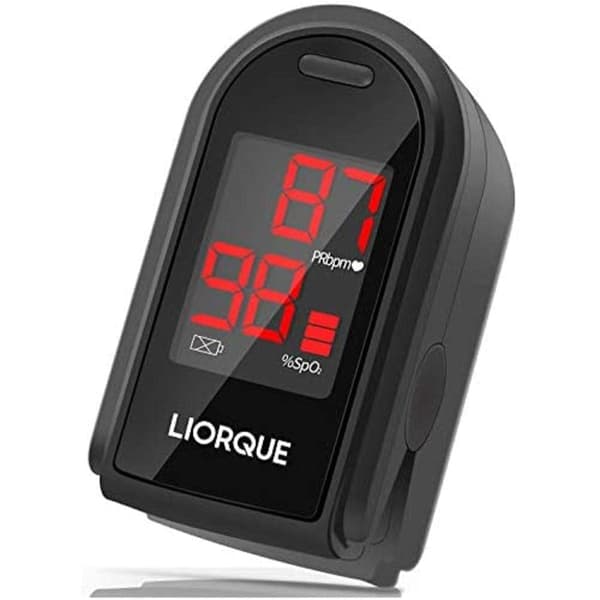DIGITAL BÆRBAR FINGERPULSMÅLER SPO2 PR LED-ALARM