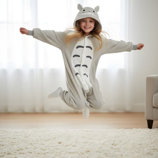 Kigurumi-pyjamas Totoro-kostume til børn 95-105 cm