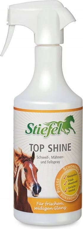 Top Shine Stiefel spray för hästhår, man, svans, kamning, SHINE