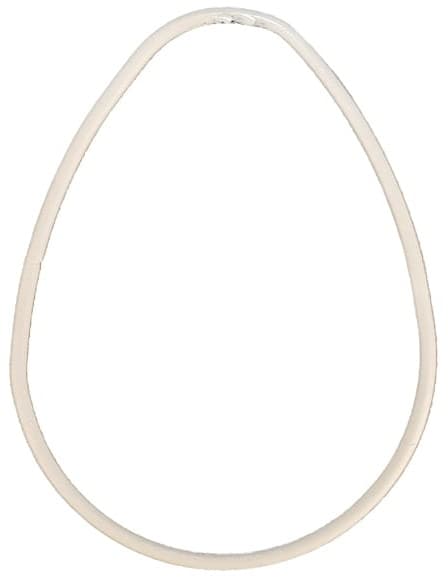 Unisiepparimuna 15cm valkoinen 1 kpl.