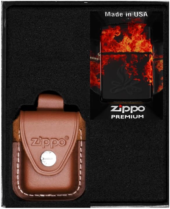 ZIPPO Tändare CAMPFIRE DESIGN 1 Presentset Nr 2