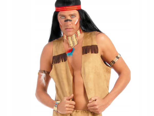 Intiaanicowboy apache sheriffin liivi M/L