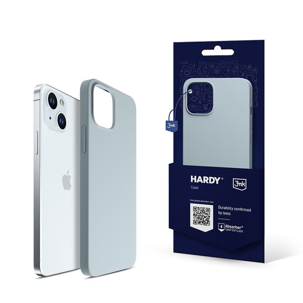Apple iPhone 15 Plus - 3mk Hardy Silikone MagCase Blå