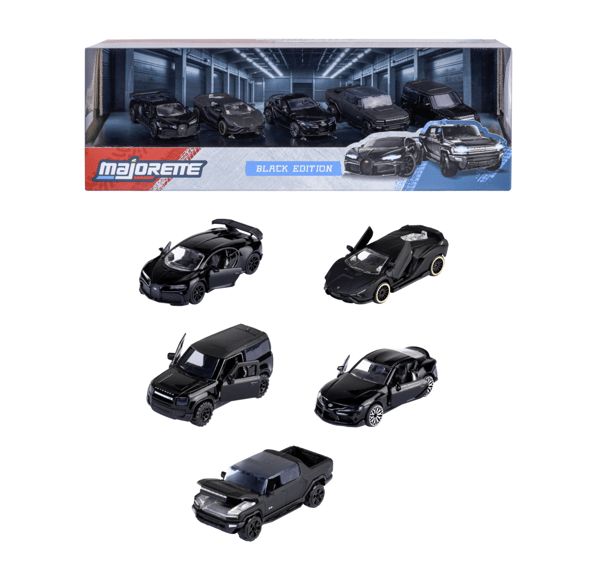 MAJORETTE BLACK EDITION 5-PACK 1:64 8502005000