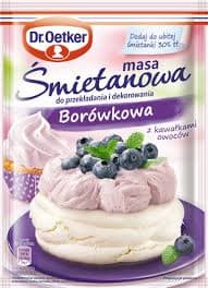 Mustikkakerma 65g Dr. Oetker