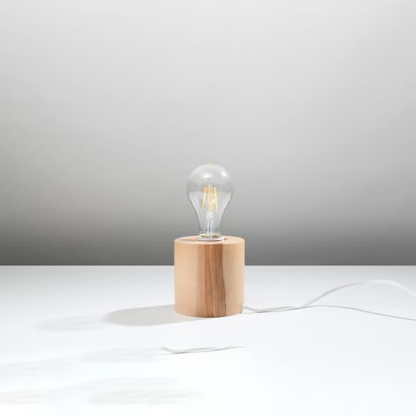 SALGADO SKRIVEBORDSLAMPE 1 E27 NATURTRÆ SOLLUX SL.0674