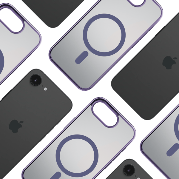 Apple iPhone 16E - 3mk Frosty MagCase Lila