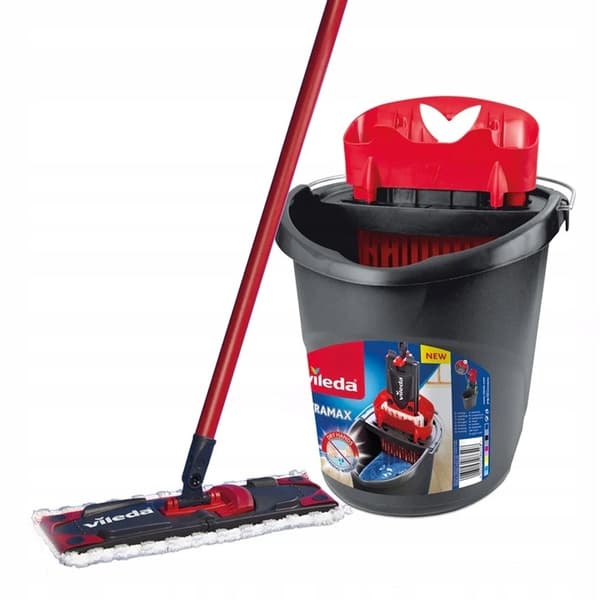 VILEDA Ultramax mikrofibersæt flad moppespand