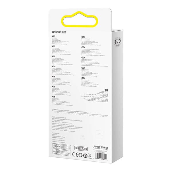 Baseus Flash Series 3in1 USB-kaapeli, USB-C + micro USB + Lightning, 66W, 1.2m (sininen)