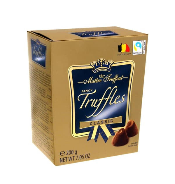 Maître Truffout belgiska klassiska tryfflar 200 g