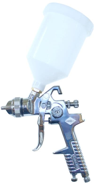 AIRPRESS-MÅLNINGSPISTOL MED ÖVERTANK, 2,0 MM MUNSTYCKA