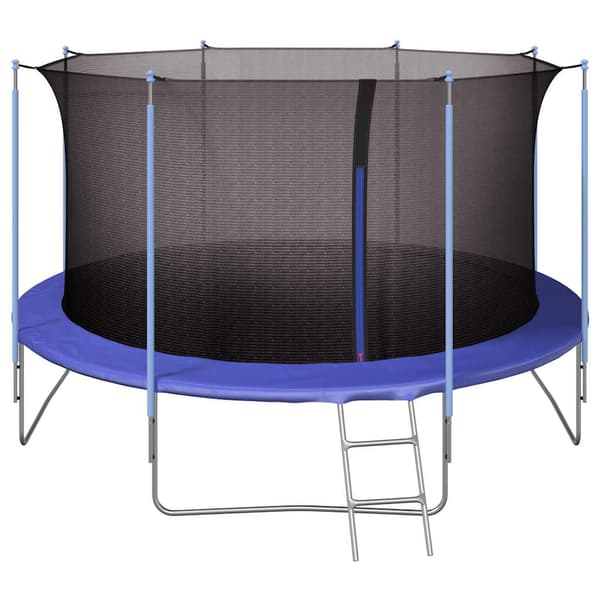 Sikkerhedsnet til rund trampolin, 3,96 m