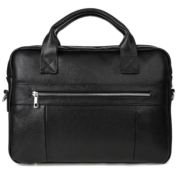 Beltimore Herre Lædertaske Stor Sort Laptoptaske J15