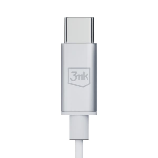 Tillbehör - 3mk trådbundna hörlurar USB-C