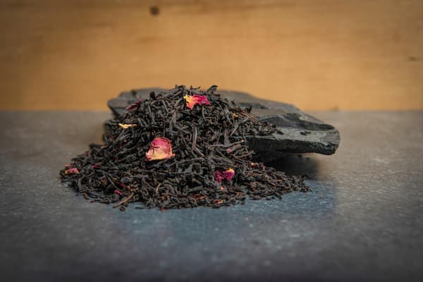 Sort te Earl Grey Rød 50 g Rose Ceylon Aromatisk Bergamot