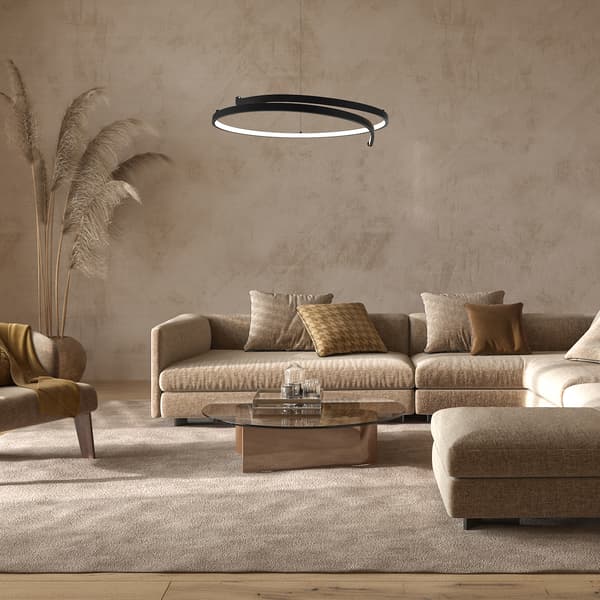 LORENZO LED HÆNGELAMPE SORT MILAGRO ML1583