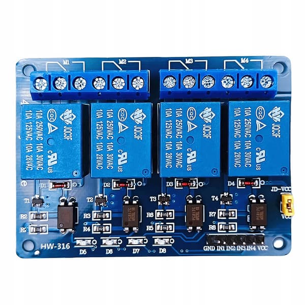 Rosfix 4-kanals 12v Arduino relämodul