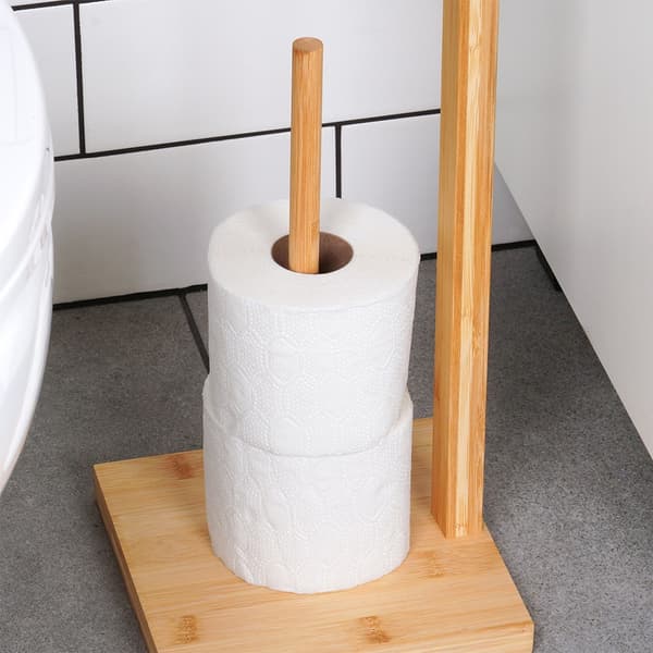 Bambu toalettpappershållare 70 cm