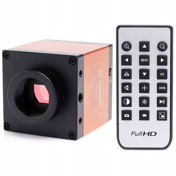 Techrebal "Orange sunset" mikroskopkamera 16MP Full HD 4K orange
