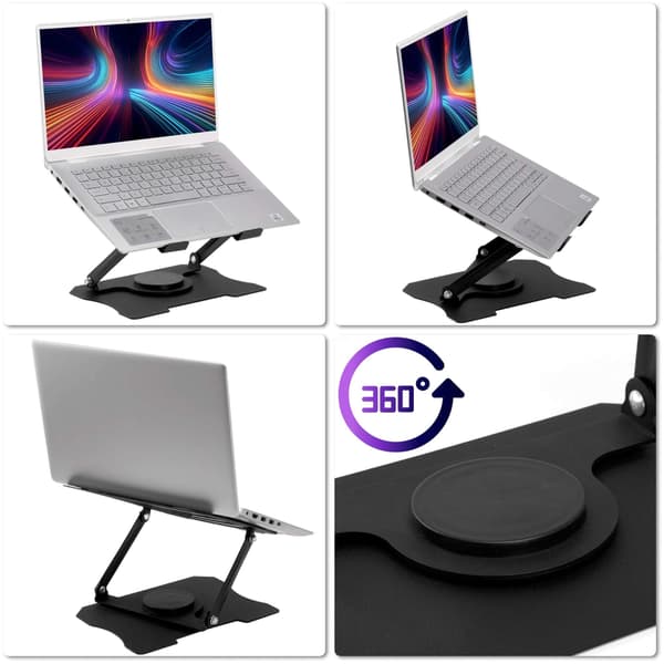 LAURO laptopstativ svart